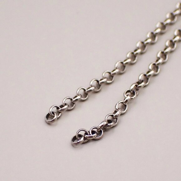 GUCCI Logo Interlocking G Chain Necklace AG925 Silver Italy 01YH654 - Picture 5 of 12